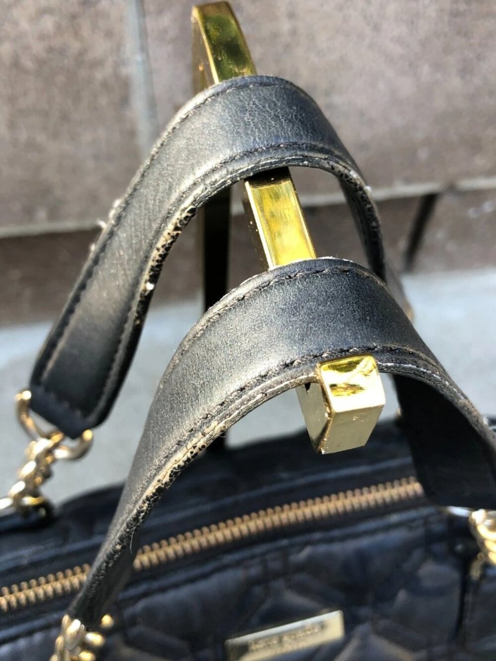 KATE SPADE Rachelle Astor Quilted Court Purse Women's Shoulder Bag Leather - Picture 12 of 16